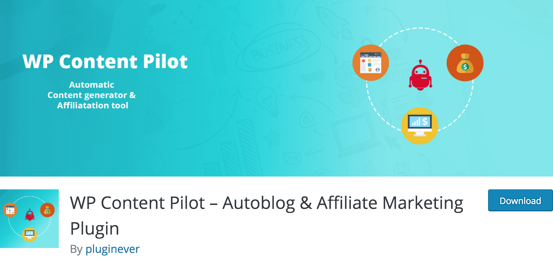 WP Content Pilot autoblogging Plugin