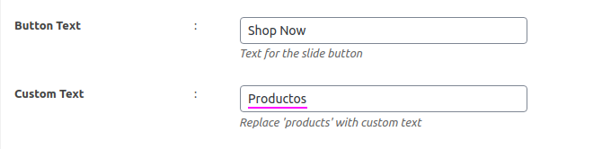 Localization for the word Product