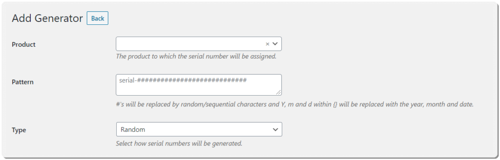 Serial Number Generator