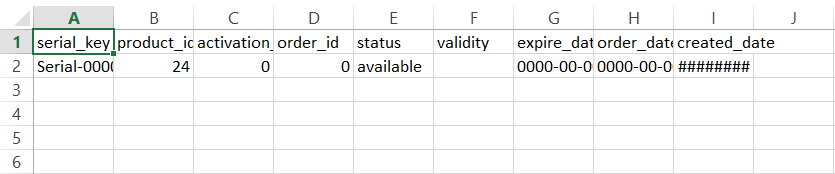 WooCommerce Serial Number - Import