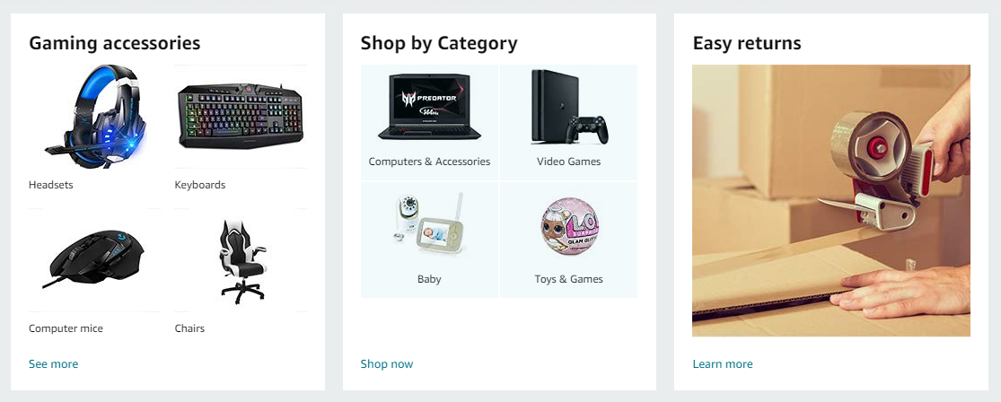 Featured items works to display your hit products