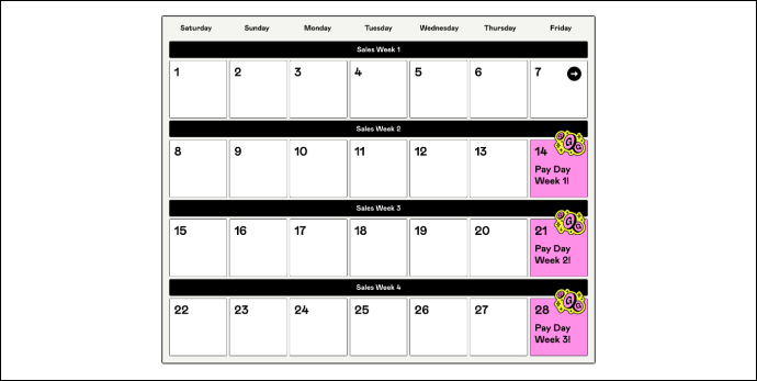 Gumroad Pricing Calendar