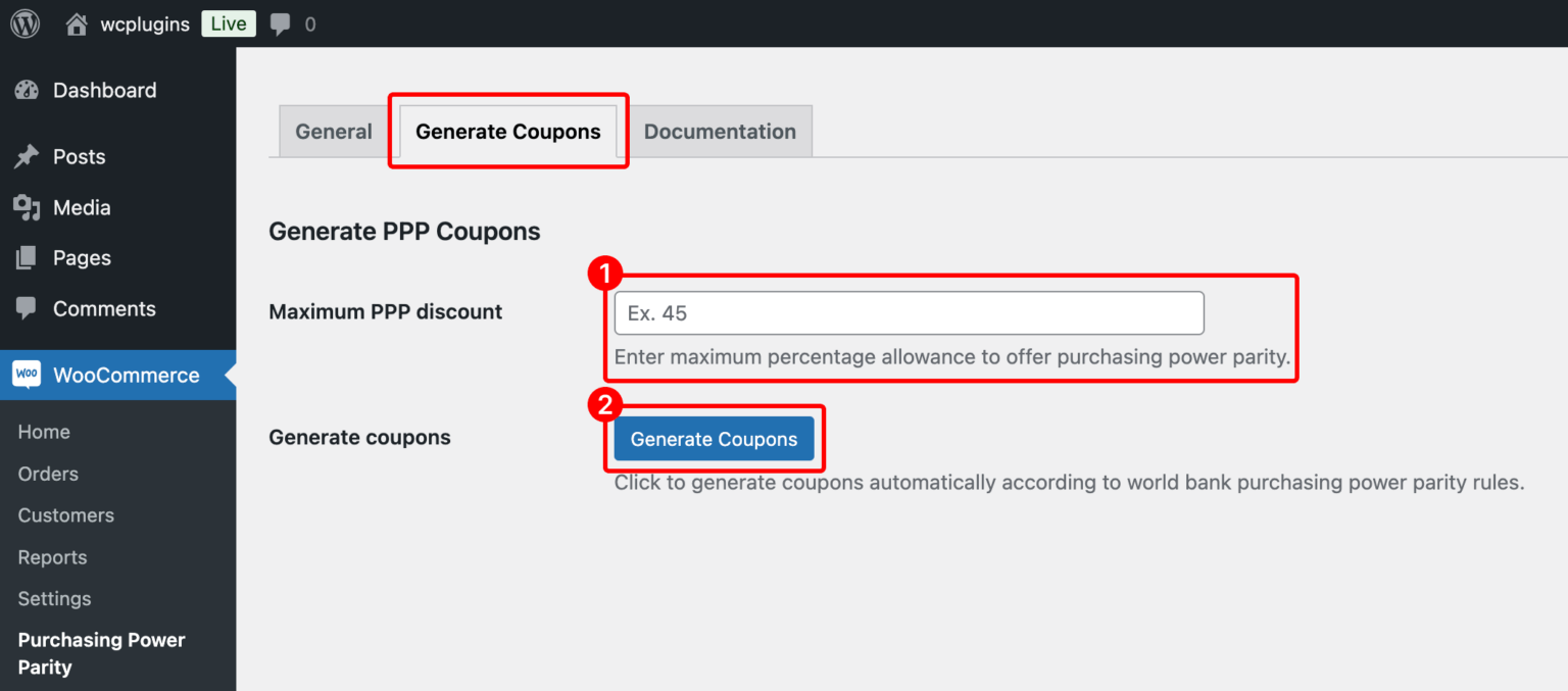 How to Generate Coupons for Purchasing Power Parity