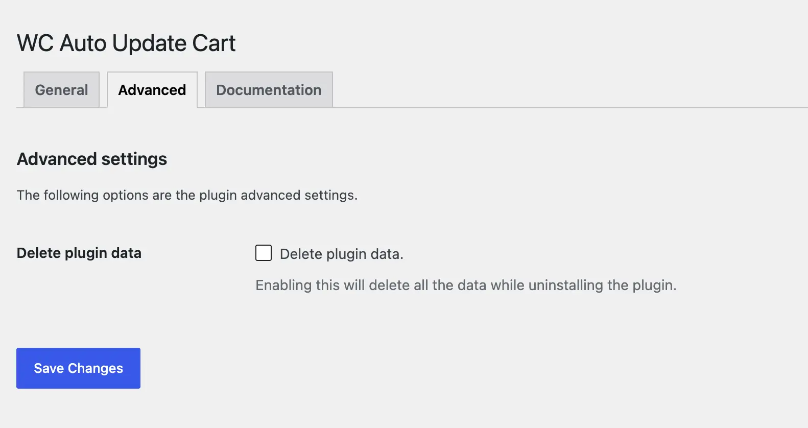 Advanced Settings