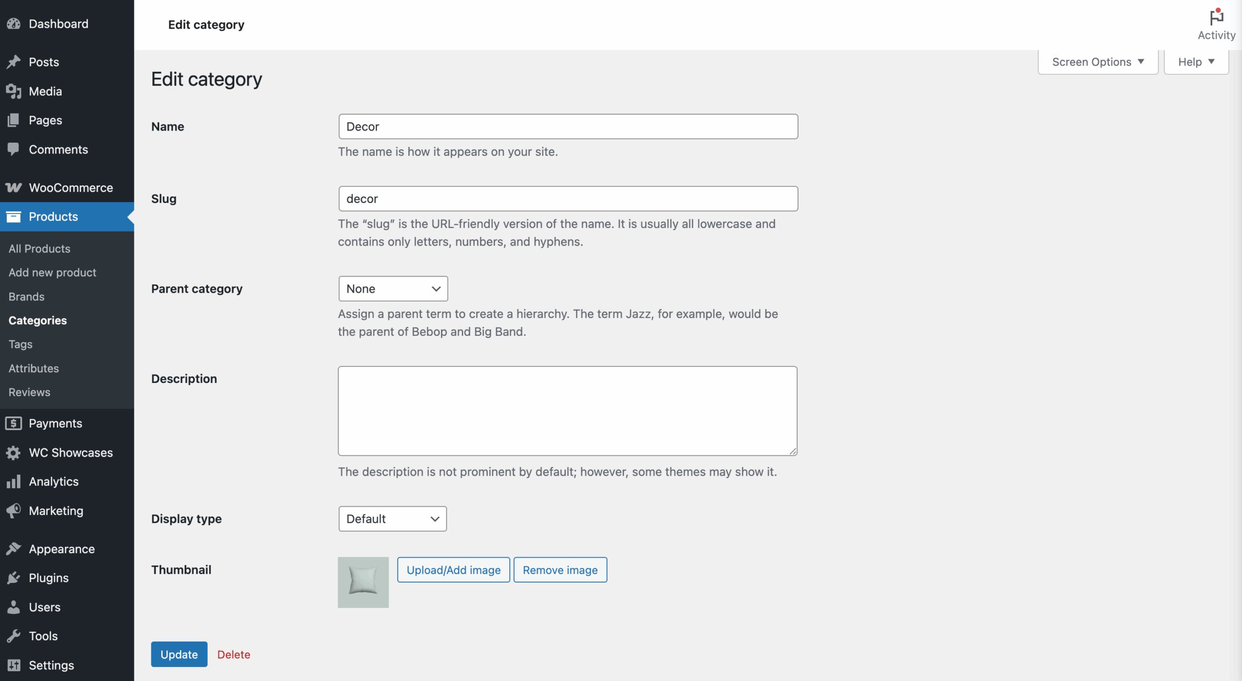 Preparing Category Image