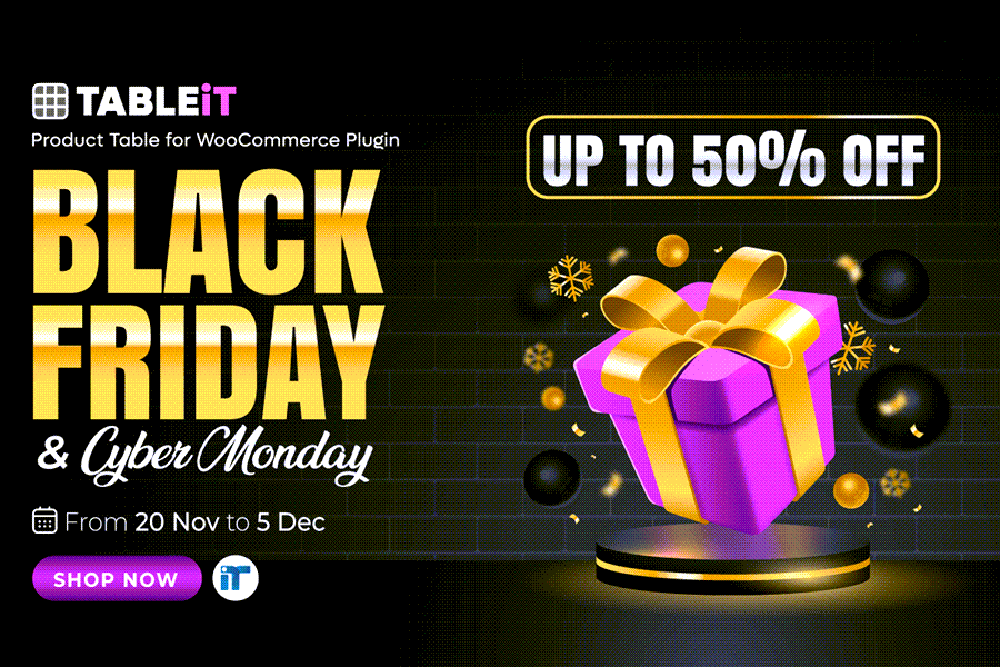 <strong>TABLEiT - Product Table for WooCommerce</strong>