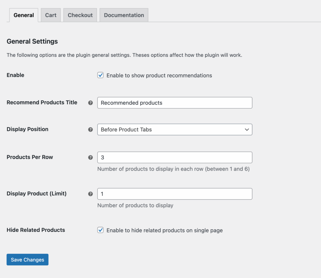 General Settings