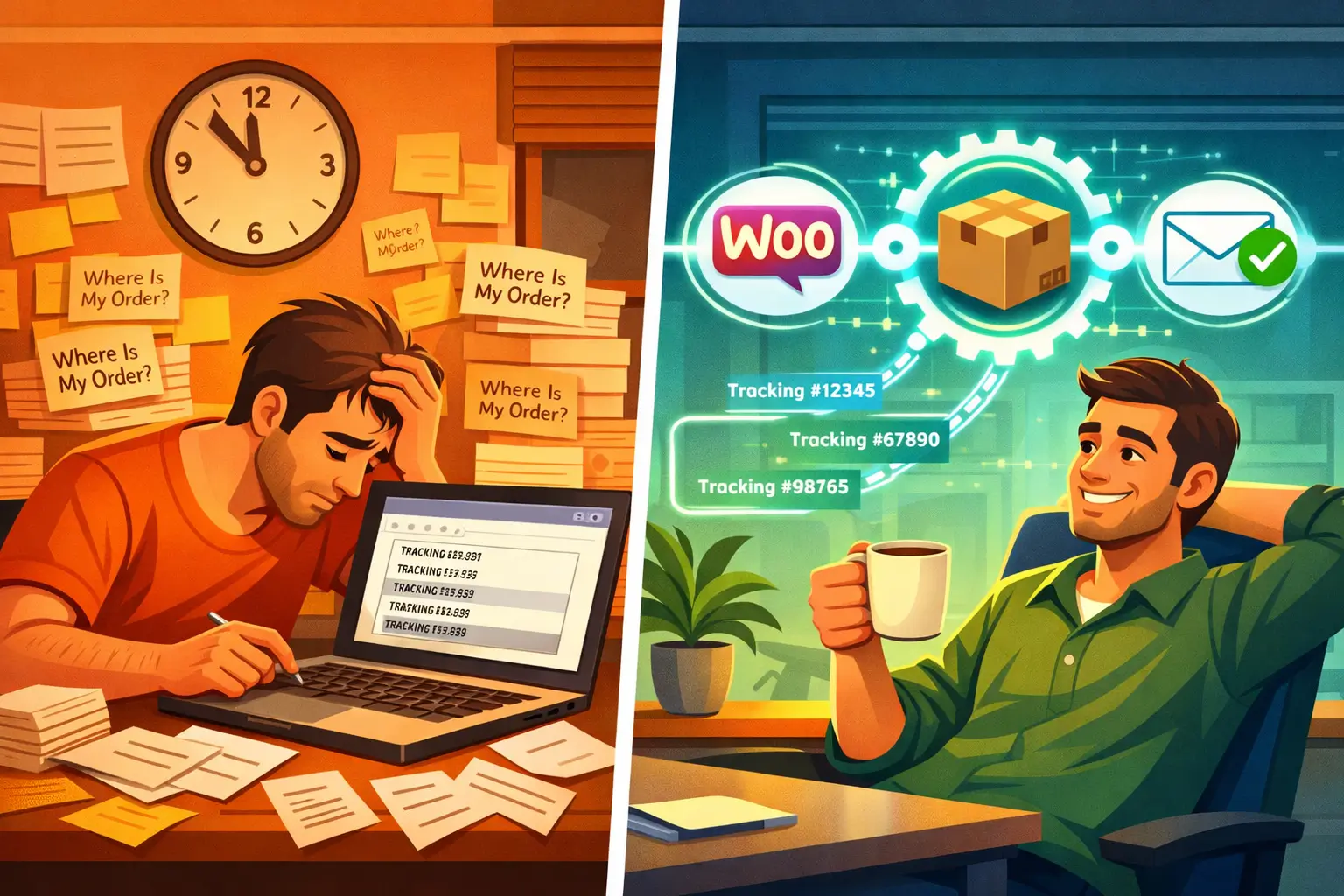 How Send Automatically Send Shipment Tracking Email Woocommerce