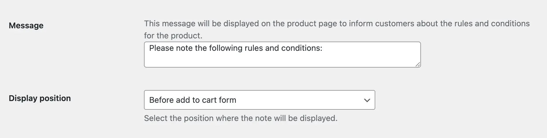 Conditional Messages