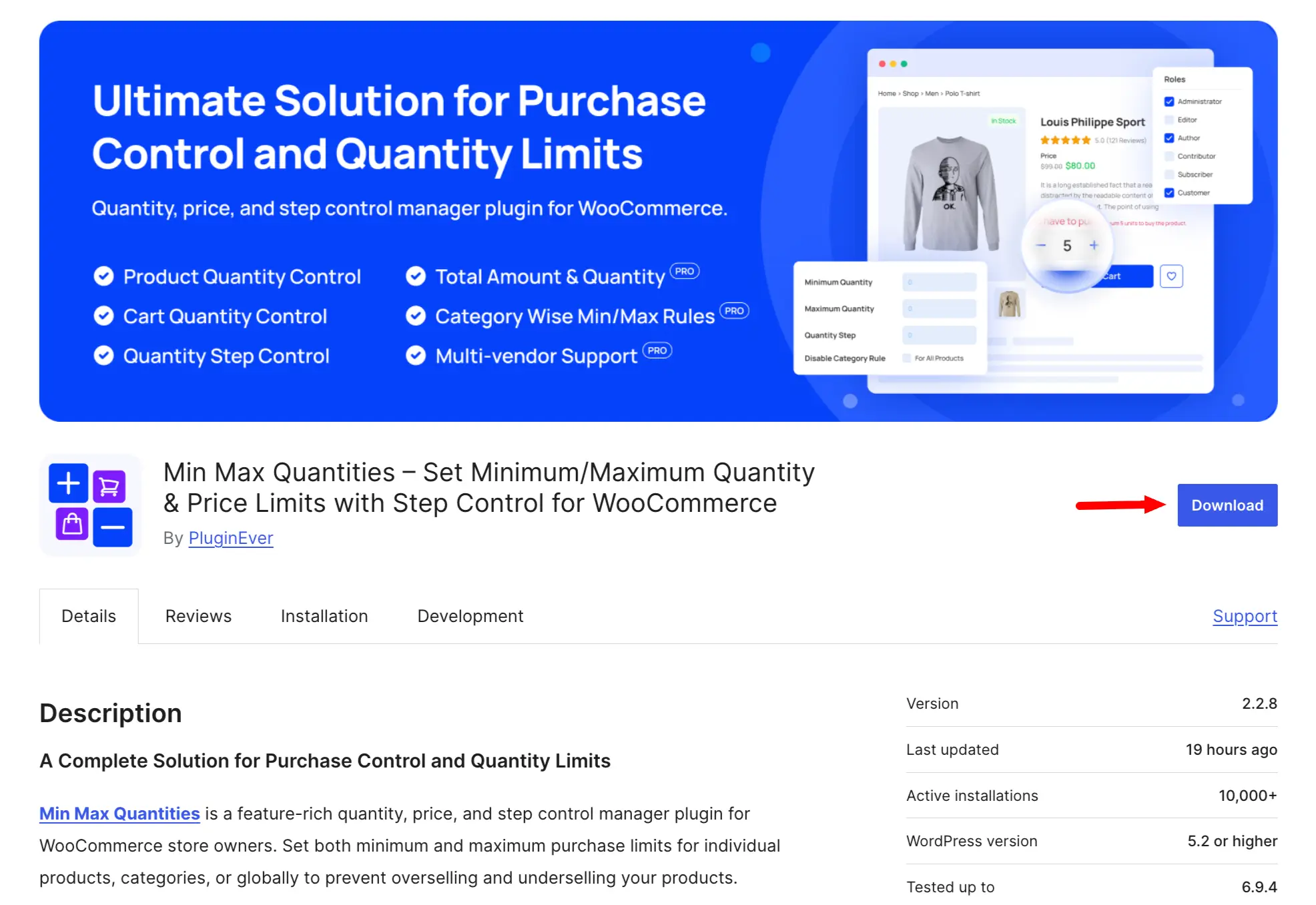 Installing free plugin by uploading