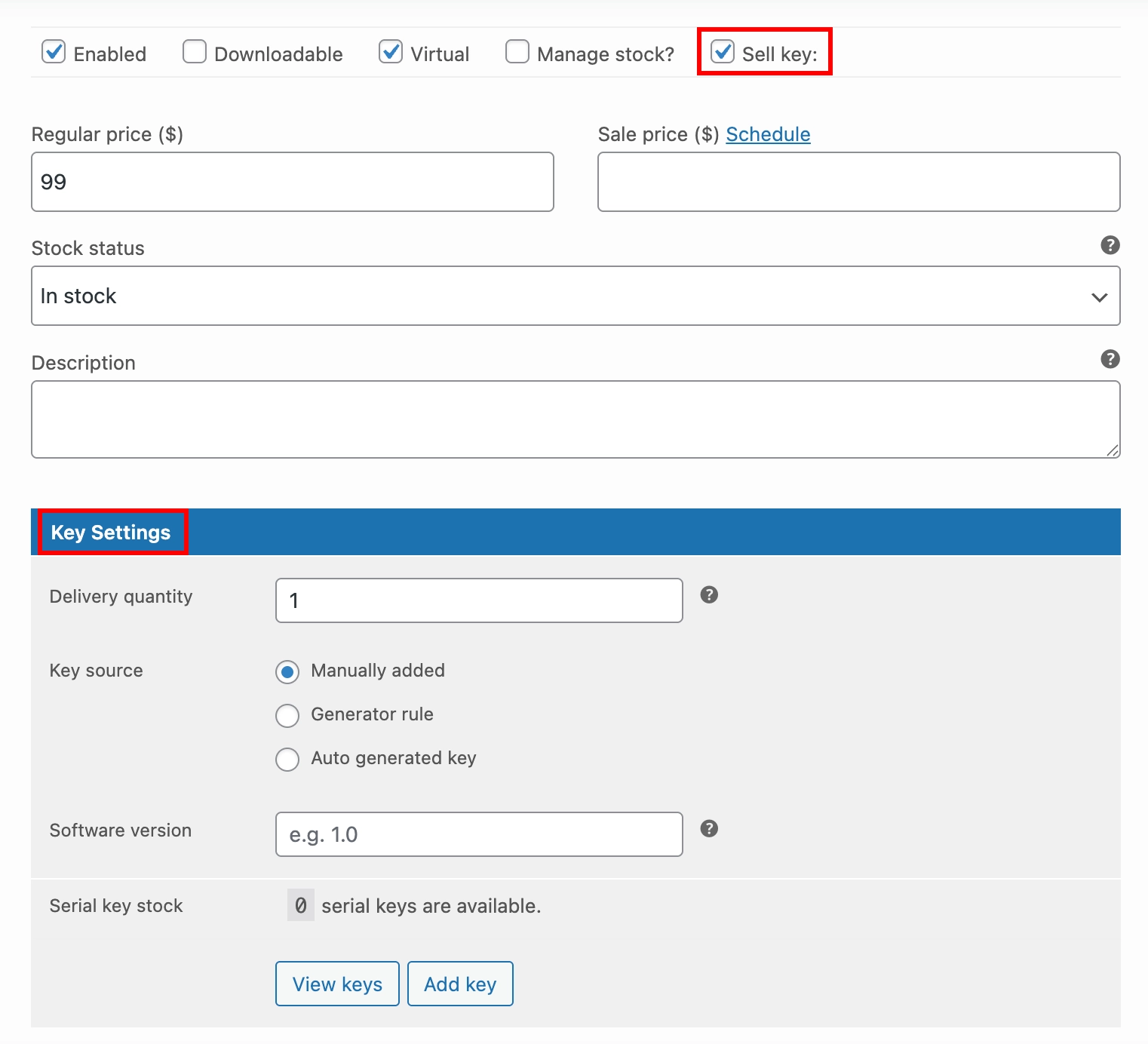 Enable Key Delivery