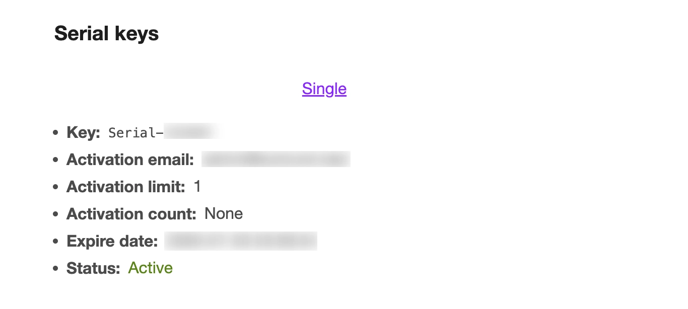 Key Email Delivery