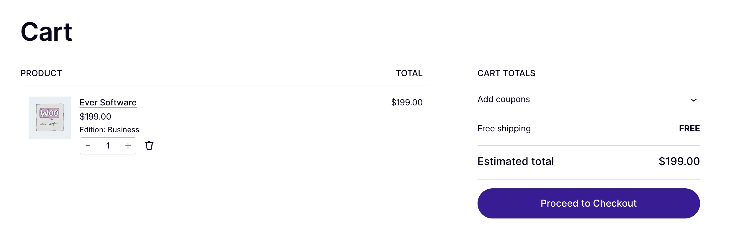 Product added to Cart