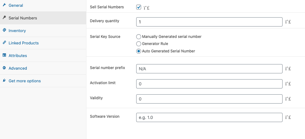 hardware product serial number generator