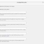 WooCommerce category quantity limits