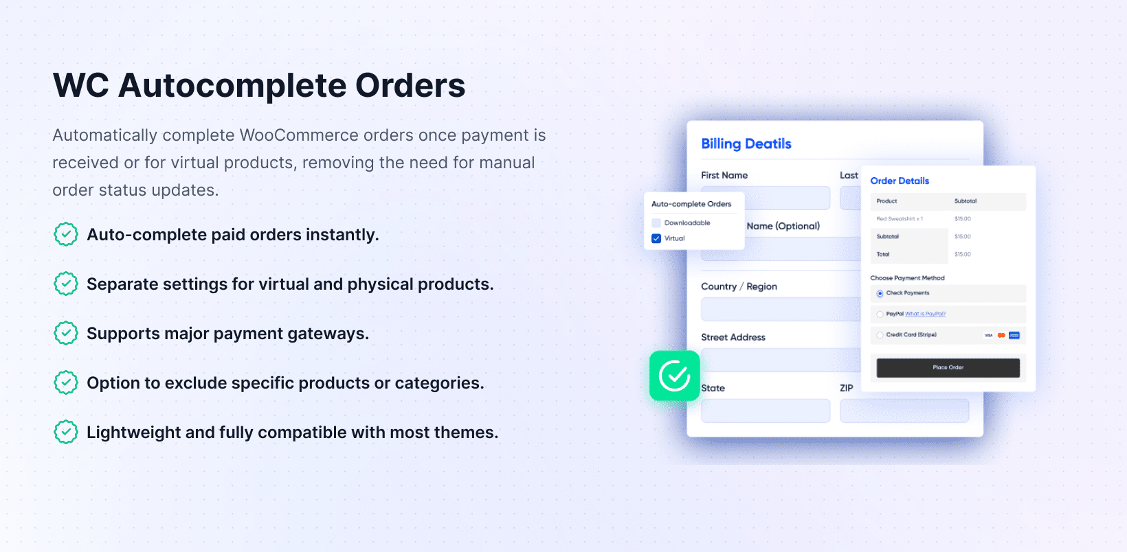WC Autocomplete Orders